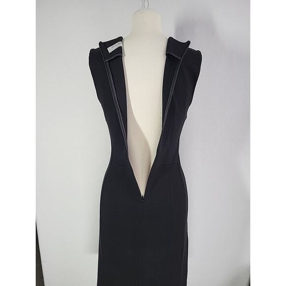 M.M. LAFLEUR Katie Dress Black Sleeveless Size 10 Sheath Crew Neck Work Office - Picture 7 of 15
